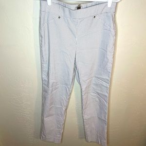 Anne Klein Black & White Polka Dot Capris